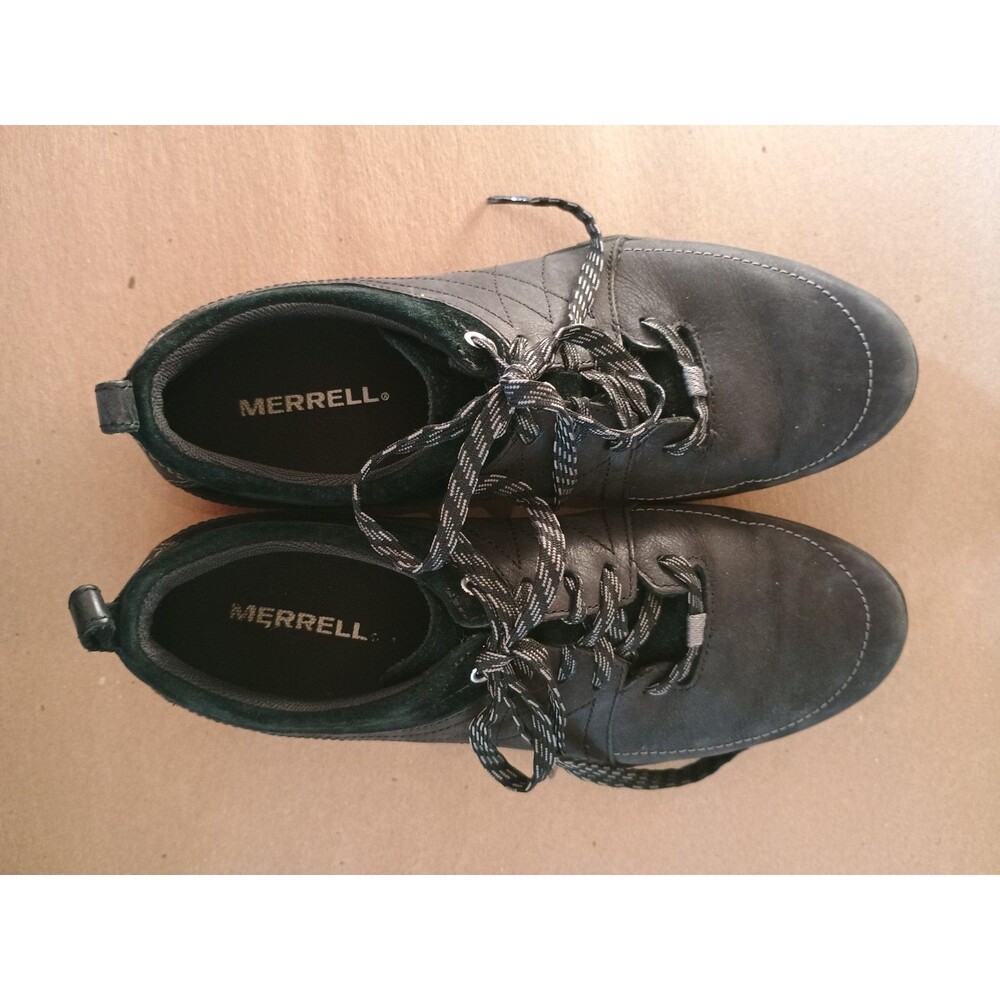 Merrell Mimosa Lena Women's Black Leather Lace Up Shoes Size 8.5 - Picture 5 of 7